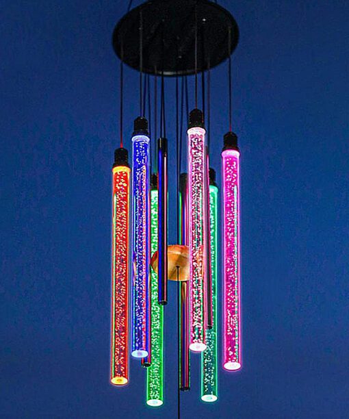 Solar Powered Musical Wind Chimes light