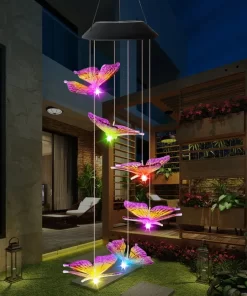 Alternative view of Solar Butterfly Light