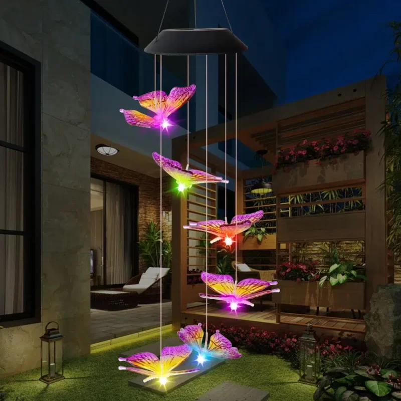 Solar Butterfly Light