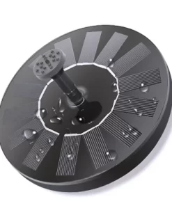 Alternative view of Solar Powered Fountain Floating Water