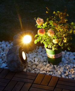 Alternative view of Solar Stone Lights