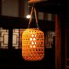 solar wood lantern