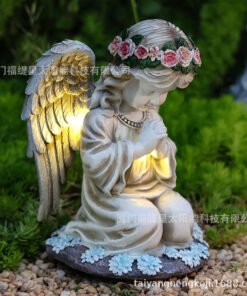 Alternative view of Angel solar lamp outdoor