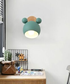 Alternative view of Macaron bedroom bedside lamp