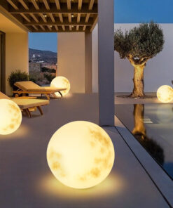 Alternative view of Moon light outdoor waterproof garden lamp
